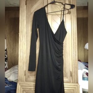 Long black dress